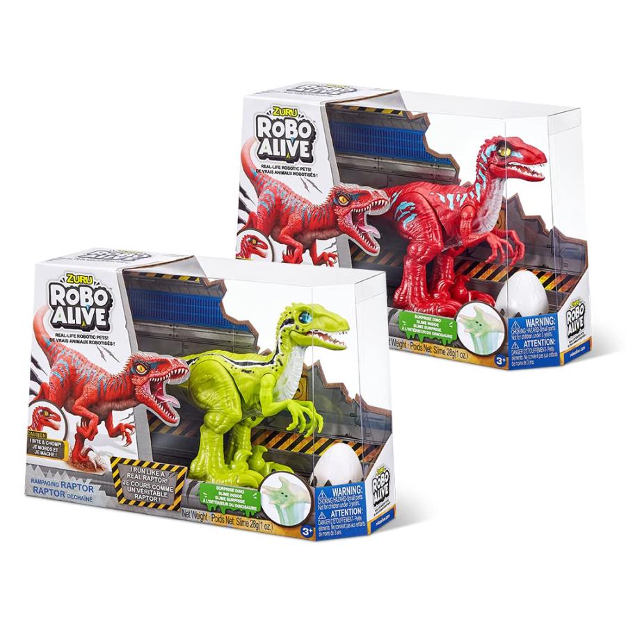 並行輸入品】ZURU Robo Alive ロボット恐竜おもちゃ (2セット