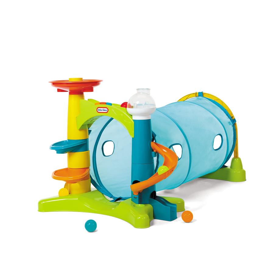 【並行輸入品】Little Tikes Learn \u0026 Play 2 in 1 Activity Tunnel with Ball Dropの画像