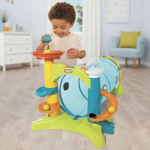 【並行輸入品】Little Tikes Learn \u0026 Play 2 in 1 Activity Tunnel with Ball Dropの画像