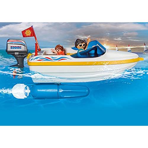 【並行輸入品】Playmobil Pick Up with Speedboat Playmobil Pick Up with Speedboatの画像