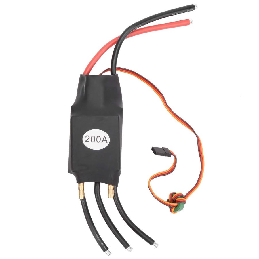Dilwe RC ESC 200A ESC ブラシレス水冷電気スピードコントローラー ESC RCボートモデル対応 Dilwe R 並行輸入品 | 