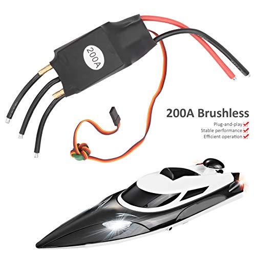 Dilwe RC ESC 200A ESC ブラシレス水冷電気スピードコントローラー ESC RCボートモデル対応 Dilwe R 並行輸入品 |  | 04