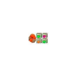 【並行輸入品】JA RU Giant Stress Balls (4 Balls Assorted Color) Jumbo Mochi Sqの画像