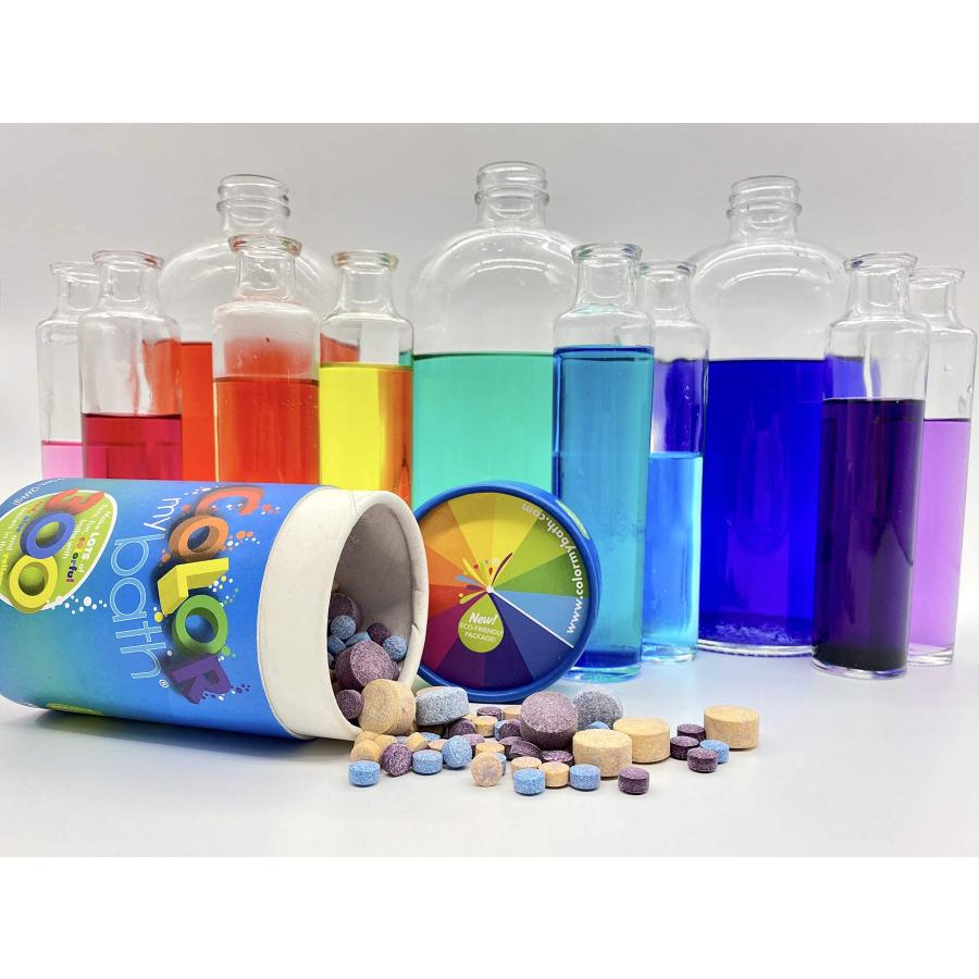 【並行輸入品】Color My Bath   300 Count   New Eco Friendly Container   The Origの画像