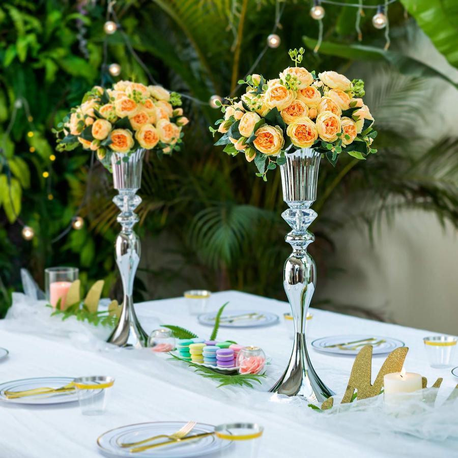 並行輸入品】Nuptio 10個 シルバー ウェディング センターピース