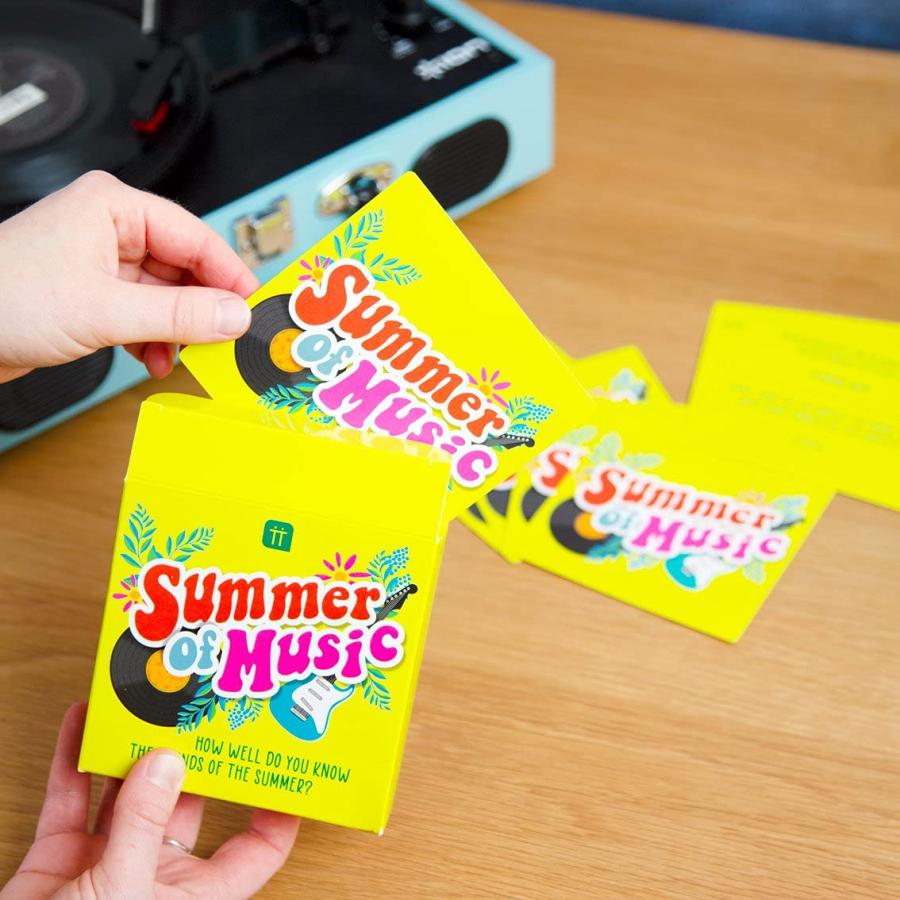 【並行輸入品】Summer of Music トリビアゲーム 楽しいクイズ質問カードと回答 友人 家族 靴下詰め物 旅行 ディナーパーティー後の |  | 03