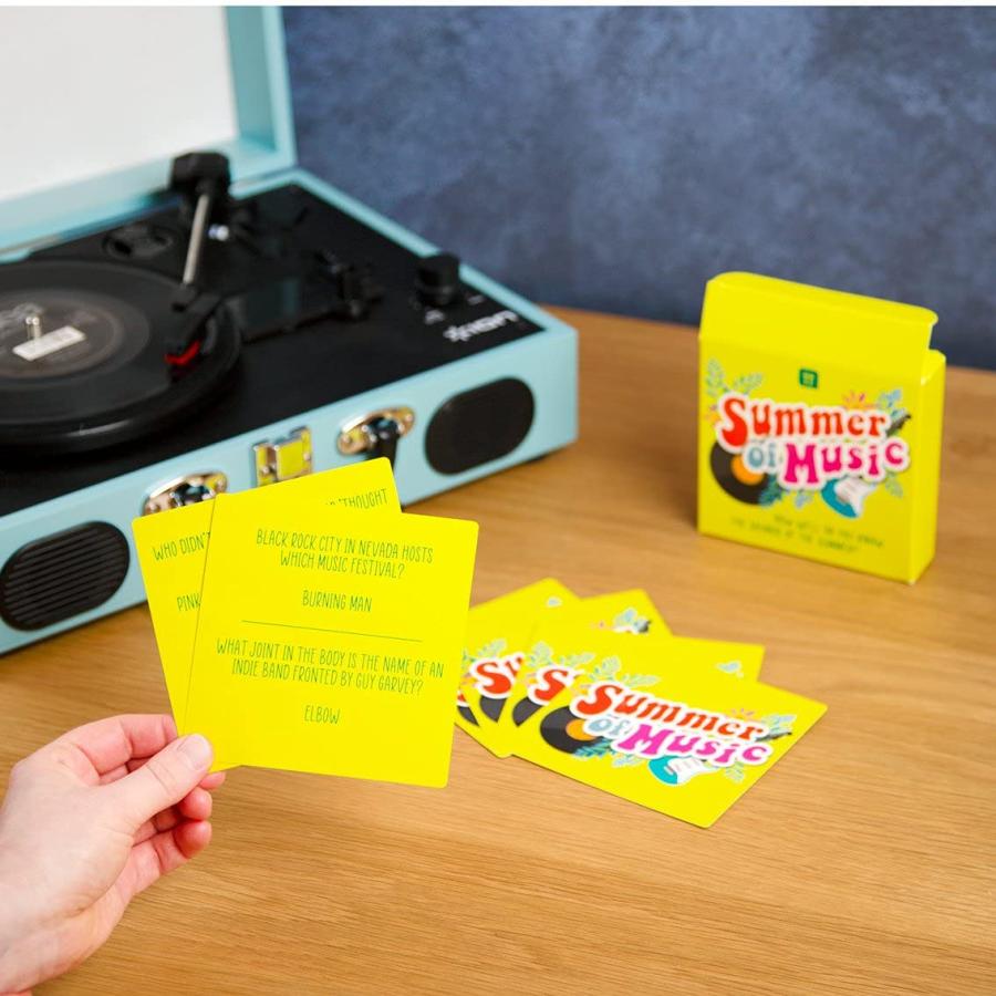 【並行輸入品】Summer of Music トリビアゲーム 楽しいクイズ質問カードと回答 友人 家族 靴下詰め物 旅行 ディナーパーティー後の |  | 06