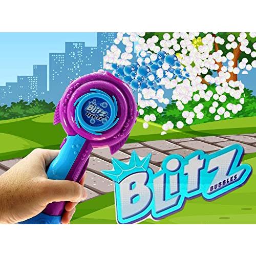 【並行輸入品】Blitz バブルマシンワンド 電動バブラー ブラスター 泡溶液付き (12パック詰め合わせ) 水に浮く 長持ち 長持ち ポータブの画像