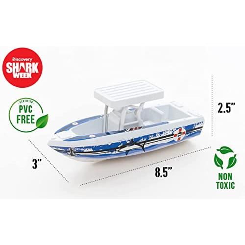 【並行輸入品】Shark Week Discovery ディープオーシャン エクスプローラー ビッグトイ プレイセット 子供用 トイボート アク |  | 07