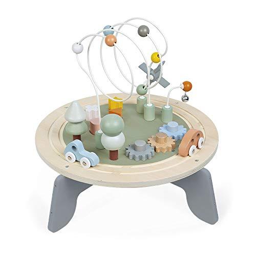 【並行輸入品】Janod J04402 Sweet Cocoon Wooden Activity Multi Play Table Toddlの画像