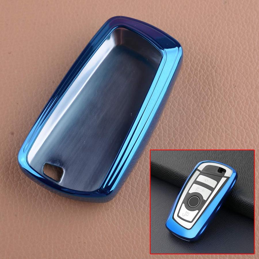 【並行輸入品】スマートリモートキーケースカバーフォブシェルに合うBMW 1 2 3 4 5 67シリーズX3X4 M2 M3 M4 M5M6ブル |  | 05
