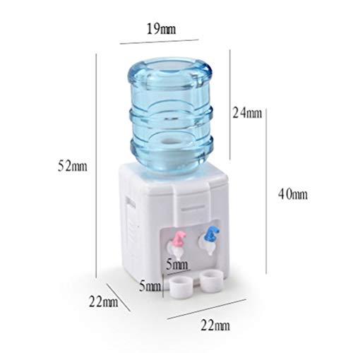 【並行輸入品】ドールハウスウォーターディスペンサー プラスチック製ミニチュアウォーターディスペンサー ミニ家庭用ウォータークーラー おもちゃ ド_4