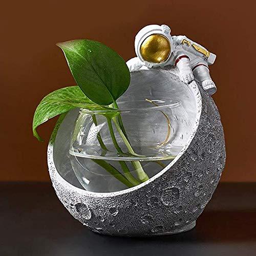 並行輸入品】ガラス花瓶 宇宙飛行士 ガラス プランター オーナメント