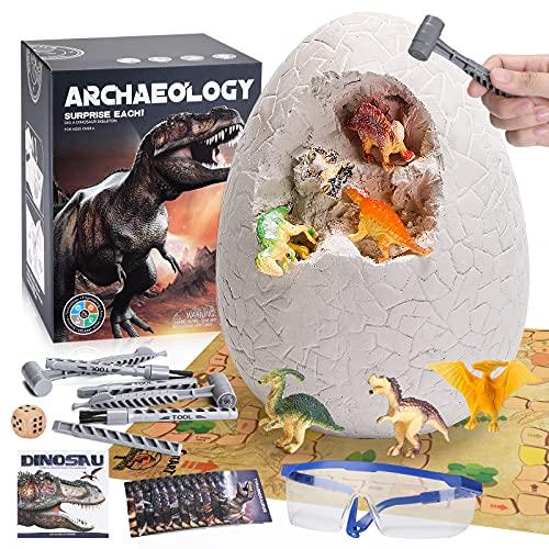 【並行輸入品】Jumbo Dino Egg Dig Kit, Dinosaur Eggs Toys with 12 Different Dino_1