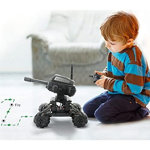 【並行輸入品】VANLINNY Robot Kits,360° Drifting RC Tank Toy,Science Projects f_7