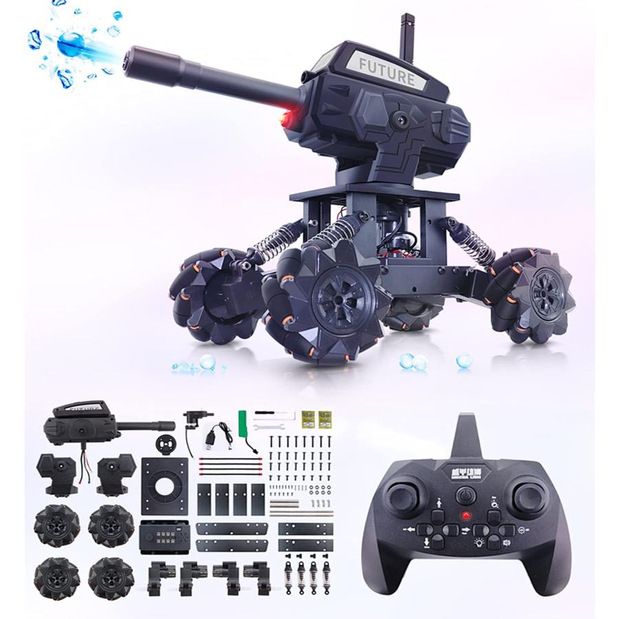 【並行輸入品】VANLINNY Robot Kits,360° Drifting RC Tank Toy,Science Projects f_9