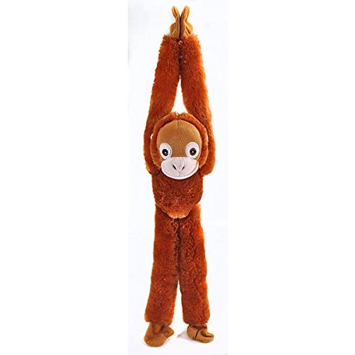 【並行輸入品】Wild Republic Ecokins Hanging Orangutan， Stuffed Animal， 22 inch_1