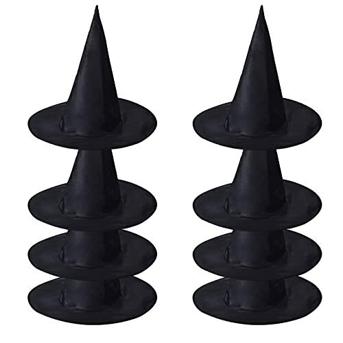 【並行輸入品】8 Pack Witch Hats,Halloween Black Witch Hat Costume Accessory fo