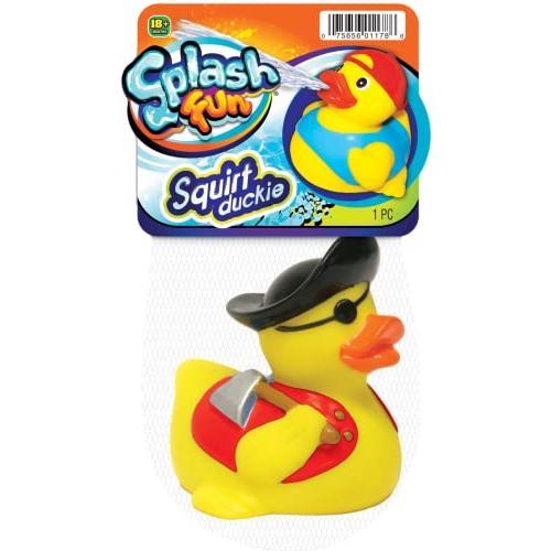 【並行輸入品】JA RU 水噴出 3インチ イエローラバーアヒル (アヒルの詰め合わせ1個) バスタブ&シャワーおもちゃ 子供 赤ちゃん 幼児 |  | 01