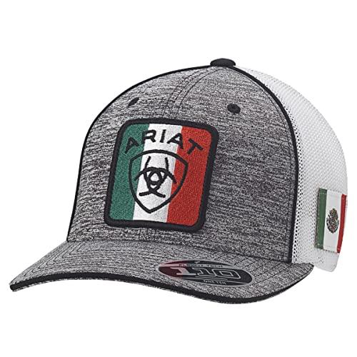 【並行輸入品】ARIAT Men's Mexico Cap Grey Heather ARIAT Men's Mexico Cap_1