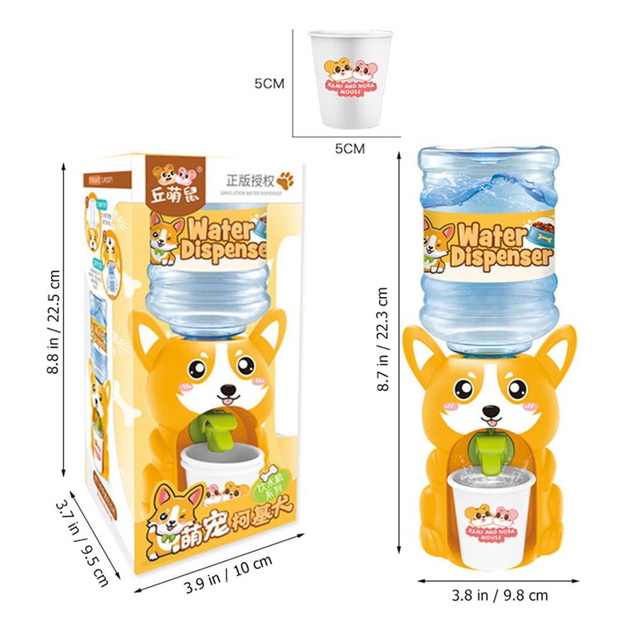 【並行輸入品】LUOZZY ミニウォーターディスペンサー 子供用 かわいい漫画 ブタのカエル水マシン 子供用飲料水噴水 おもちゃ (コーギー) |  | 02