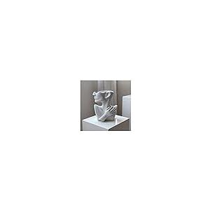 【並行輸入品】KatoonX Ceramic Head Face Flower Vase for Statue Home Decoration_2