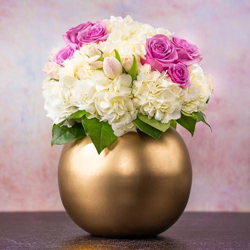 並行輸入品】Walbrook ゴールド花瓶 装飾花瓶 センターピース用