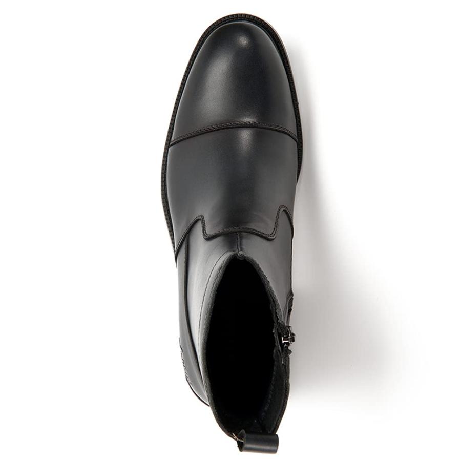 【極美品】FILLIN UNOS｜CHELSEA BLACK 26cm Black waterproof Chelsea boot