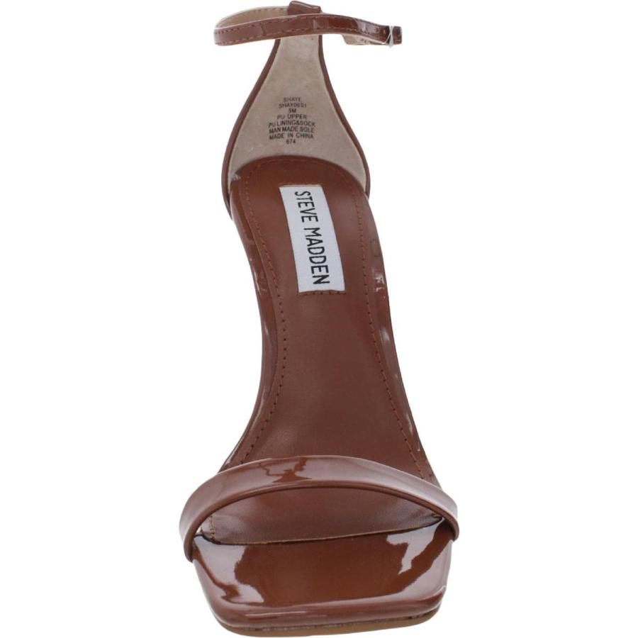 【並行輸入品】Steve Madden レディース Shaye ヒールサンダル, コニャック特許, 9.5 Steve Madden Women |  | 06