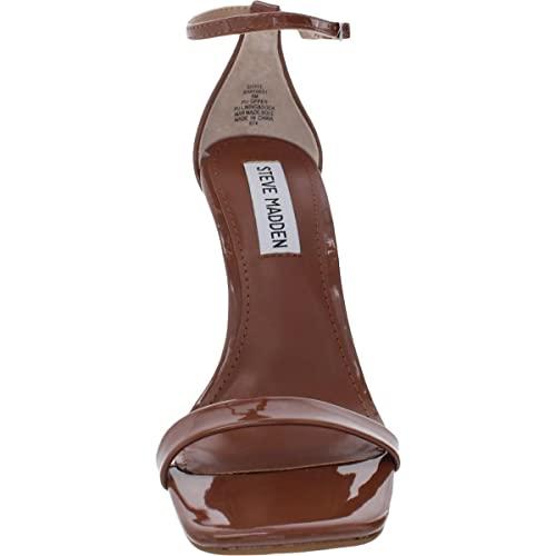 【並行輸入品】Steve Madden レディース Shaye ヒールサンダル, コニャック特許, 9.5 Steve Madden Women |  | 07