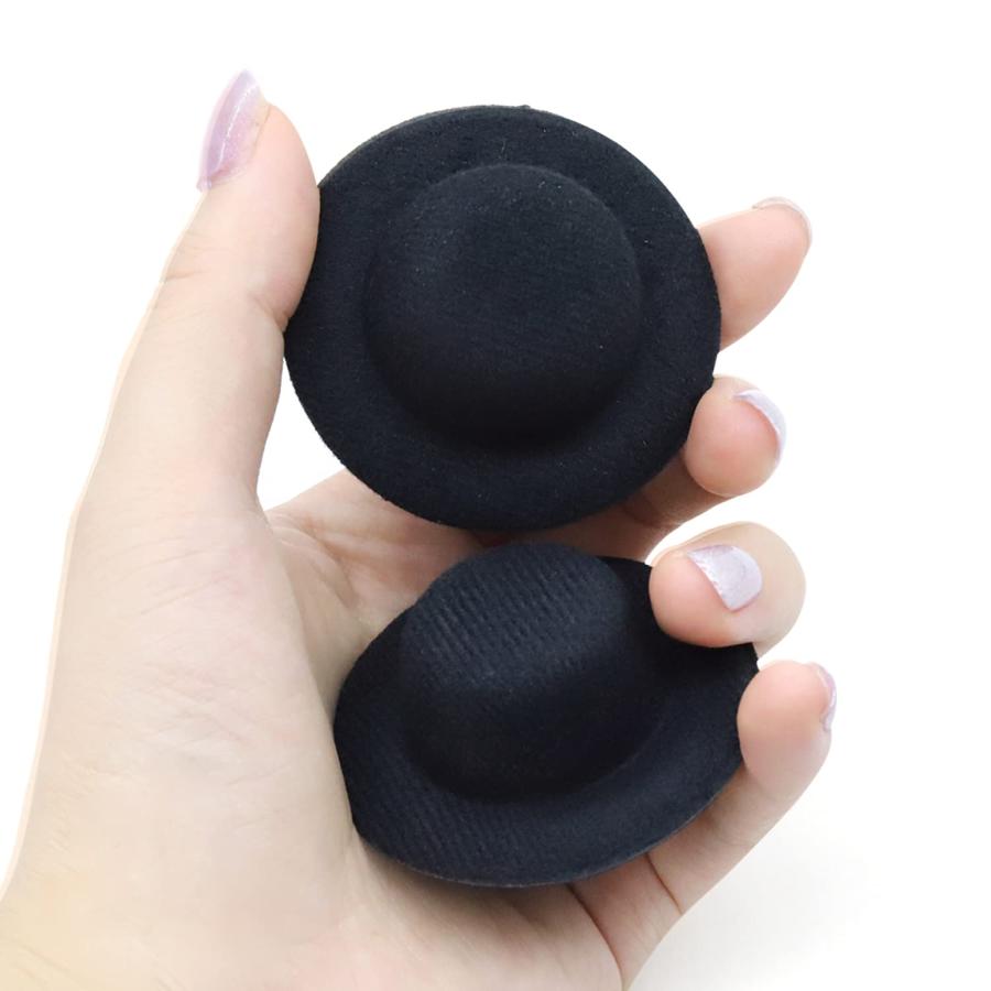 並行輸入品】LEKAI 12個 ミニフェルトトップハット ミニチュア人形