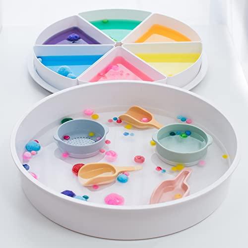 【並行輸入品】Inspire My Play Sensory Bin with Lid and Removable Storage Inserの画像