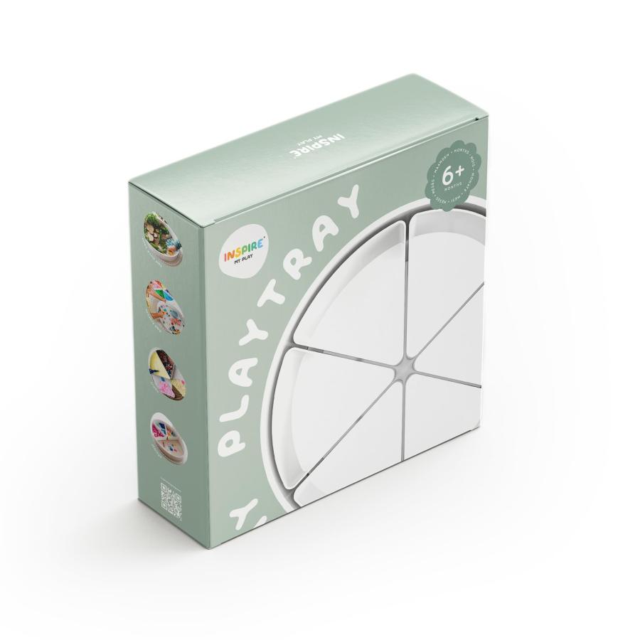 【並行輸入品】Inspire My Play Sensory Bin with Lid and Removable Storage Inserの画像