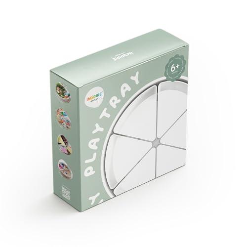【並行輸入品】Inspire My Play Sensory Bin with Lid and Removable Storage Inserの画像