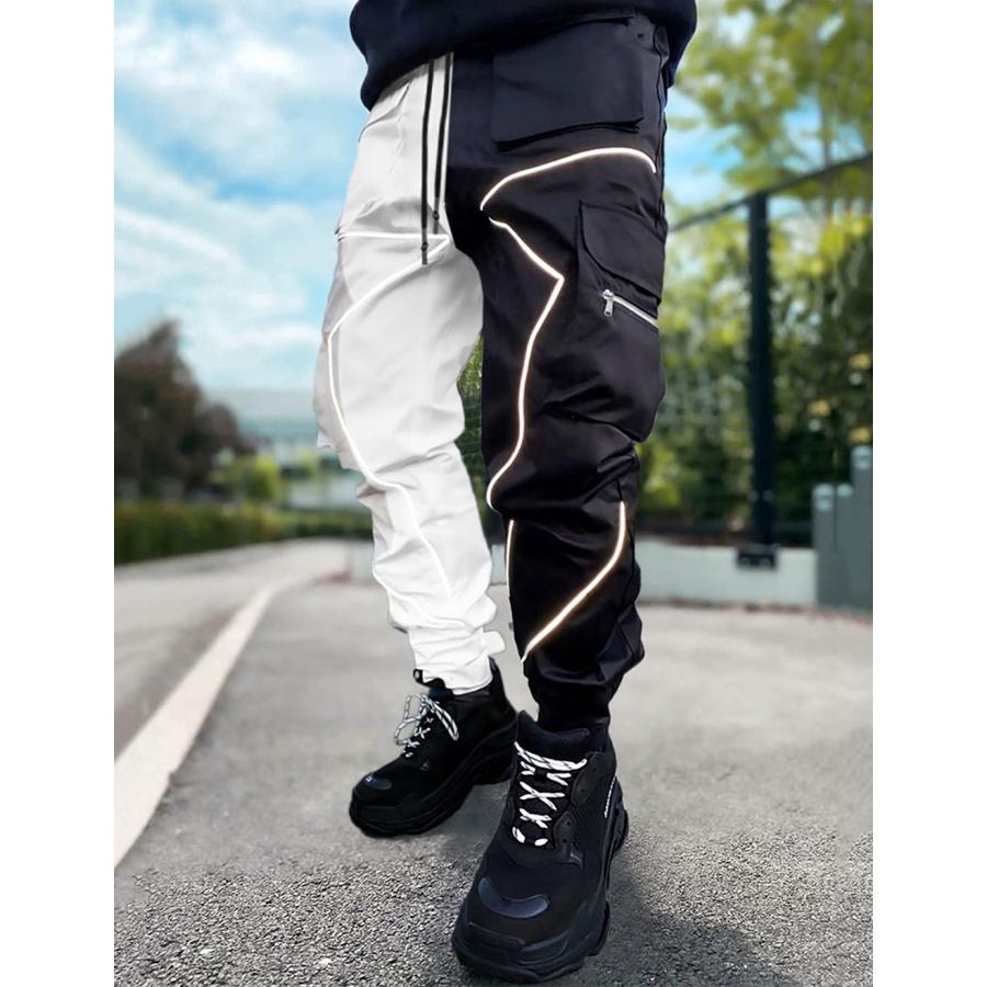 Mens Cargo Pants Hip Hop Techwear Harem Pant Jogger Sweatpants w 並行輸入品｜allinone-d｜04