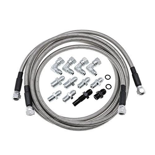 【並行輸入品】SS 編組トランスミッションクーラーホースライン シボレー 1996 2021 700R4 4L60 4L60E 4L65E 4L_1