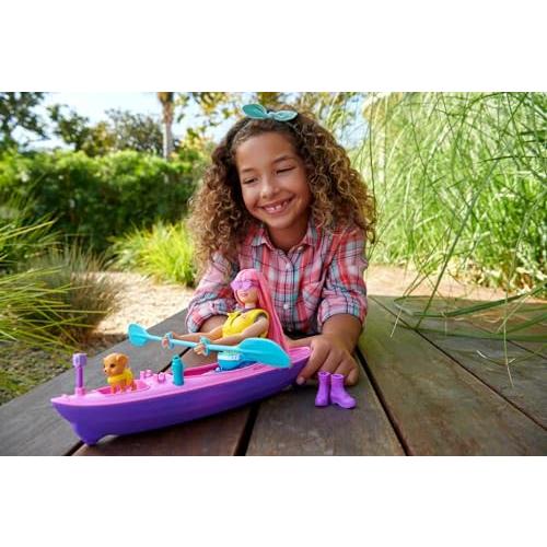 【並行輸入品】Barbie Daisy Passeio de Caiaque Dia de Acampamento， Multicolor Ba_4