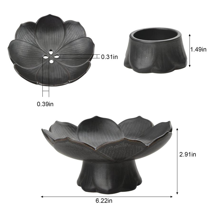 並行輸入品】CRAFFANCY フラワーアレンジキット 1セット 蓮の花花瓶