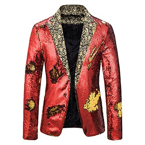 並行輸入品】光沢のある金のスライバースパンコールTuxedoスーツBlazer