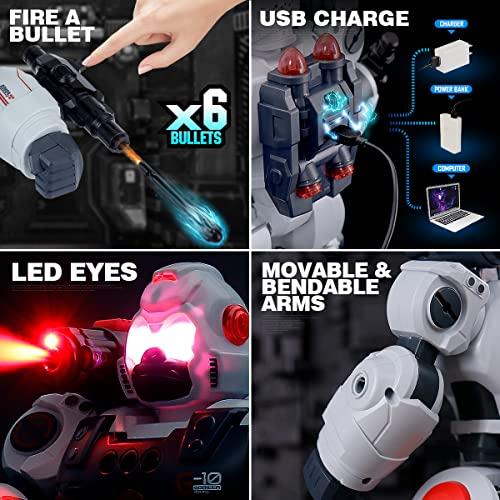 【並行輸入品】toylefun ロボットおもちゃ 男の子 子供 5 7歳 リモートコントロールロボット ギフト 6 8歳の誕生日プレゼント おもの画像