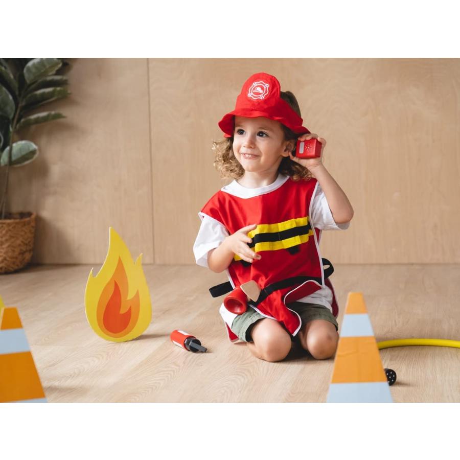 【並行輸入品】PlanToys Fire Fighter Play Set (3708) PlanToys Fire Fighter Playの画像