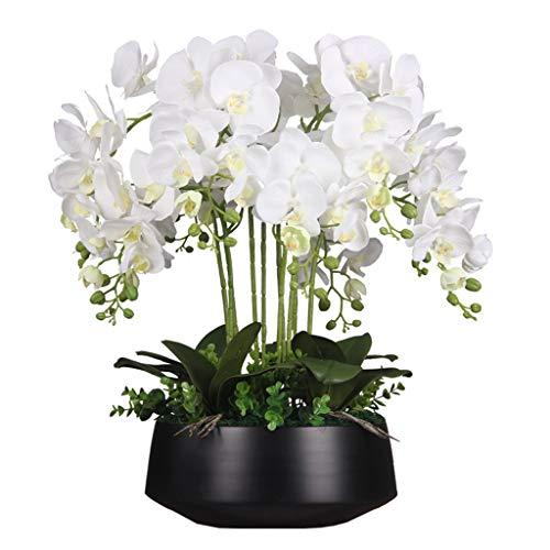 【並行輸入品】Artificial Flower in Pot Orchids Artificial Silk Flowers Phalaenの画像