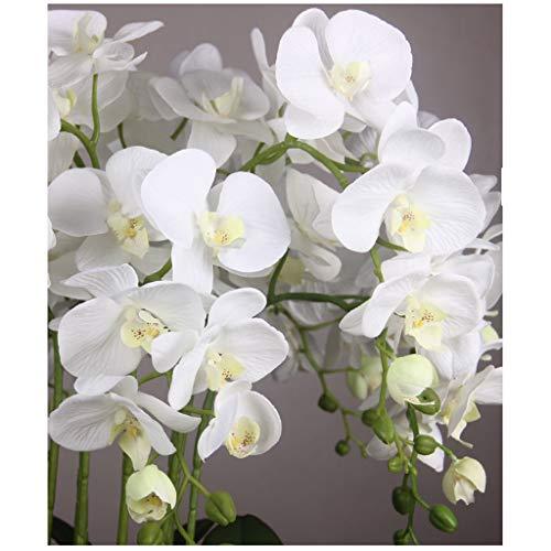 【並行輸入品】Artificial Flower in Pot Orchids Artificial Silk Flowers Phalaenの画像