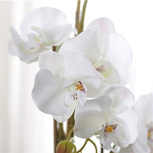 【並行輸入品】Artificial Flower in Pot Faux Phalaenopsis Flower Arrangement， A_7