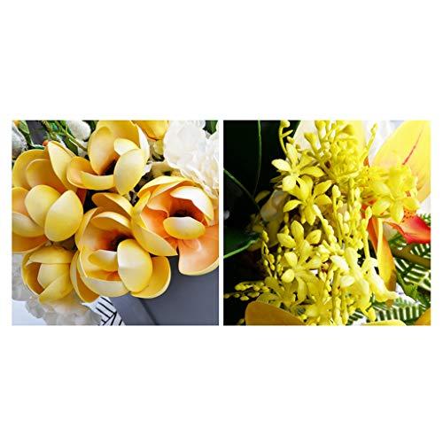【並行輸入品】Artificial Flower in Pot Artificial Flowers with Planter Combinaの画像