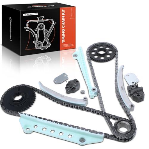 A Premium Engine Timing Chain Kit W/Tensioner & Guide [fits