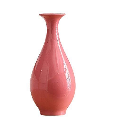 【並行輸入品】Vases for Decor Vase Ceramics Pink Antique Flower Modern Minimalの画像