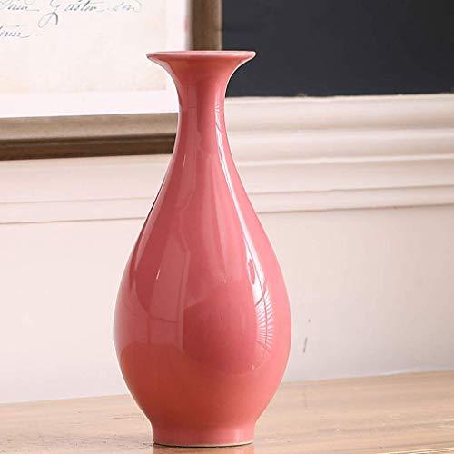 【並行輸入品】Vases for Decor Vase Ceramics Pink Antique Flower Modern Minimalの画像