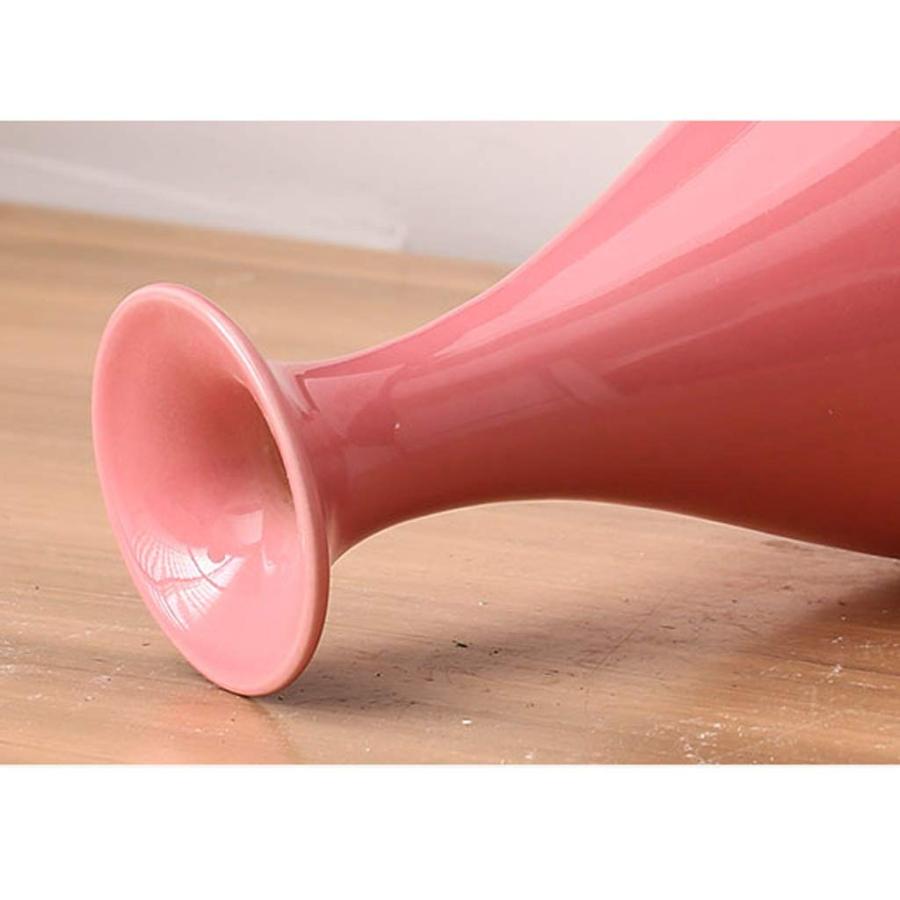 【並行輸入品】Vases for Decor Vase Ceramics Pink Antique Flower Modern Minimalの画像