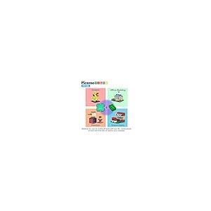 【並行輸入品】PicassoTiles 316ピース 磁気レンガタイルとビルディングブロックアクティビティープレイビルディングテーブルセット 磁の画像